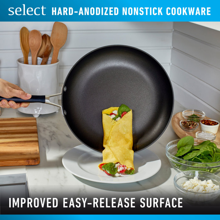 Calphalon Select by Calphalon HardAnodized Nonstick 12" Frying Pan with Lid & Reviews Wayfair